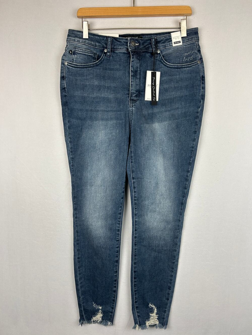 Judy Blue Skinny Fit High Waist Blue Stretch Denim Jeans Women's Size 13/31